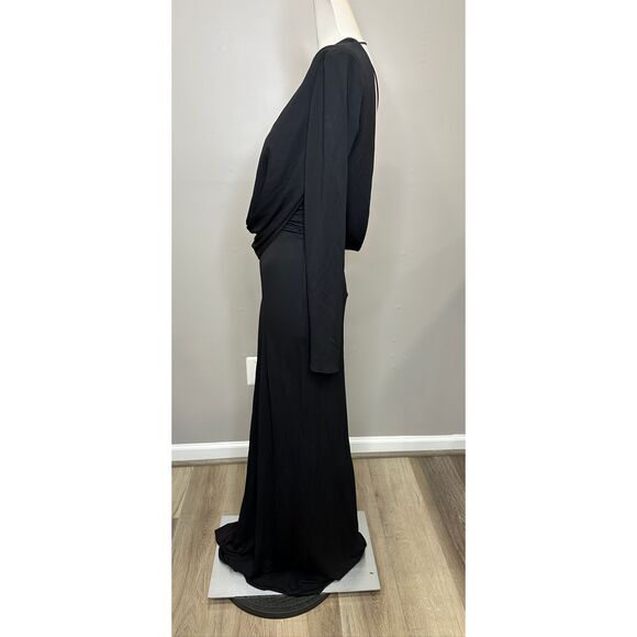 Elisabetta Franchi Red Carpet Crêpe Jersey Column Gown IT42/US6 $860 - Picture 8 of 12